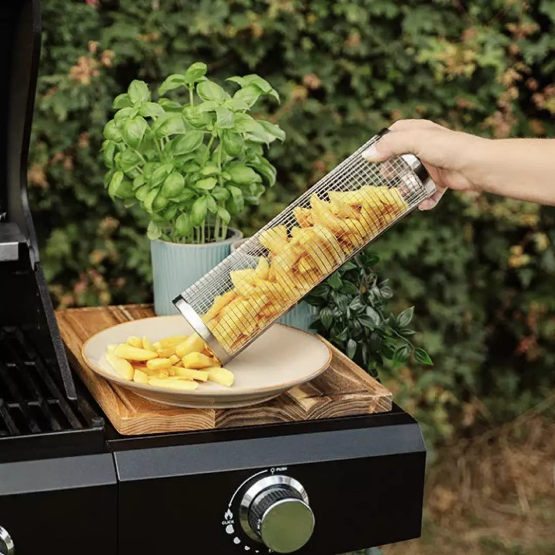 BBQ Grill Baskets - Stainless Steel | Temporarily 1+1 FREE