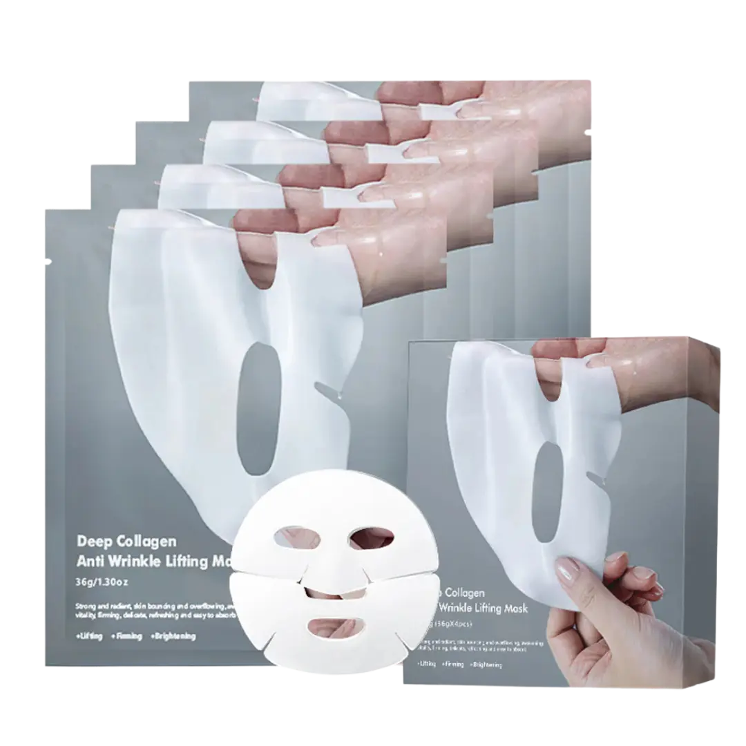 Het Deep Collagen Anti Wrinkle lifting gezichtsmasker. Dit anti rimpel masker is geschikt voor de rijpere huid en de doffe huid. Een overnight gezichtsmasker.