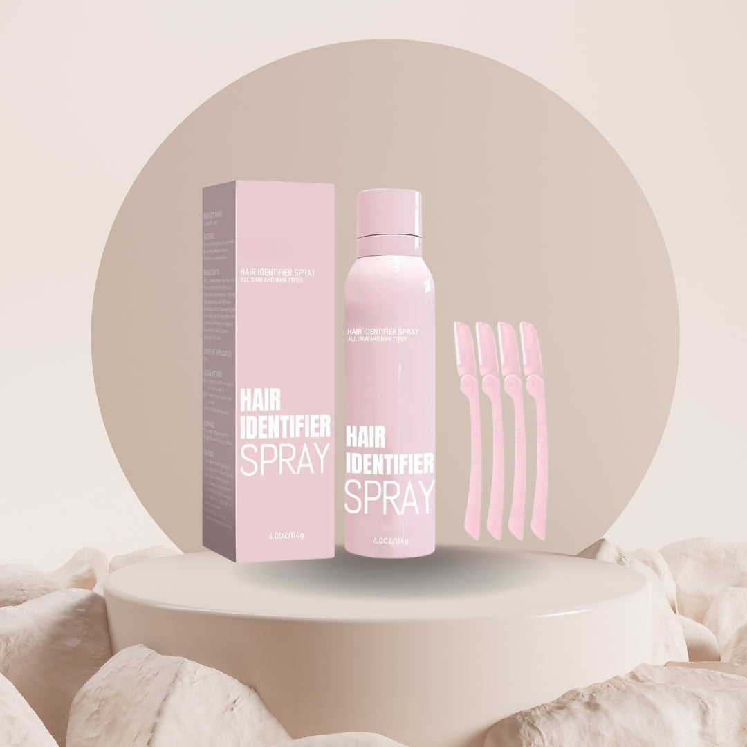Dermaplaning, de nieuwe huidverzorgingsmethode. De haarverwijdering spray zorgt voor pijnloze haarverwijdering een gezondere, gladde huid. Deze set bevat 1 haar identificeer spray en 4 gezicht scheermesjes.