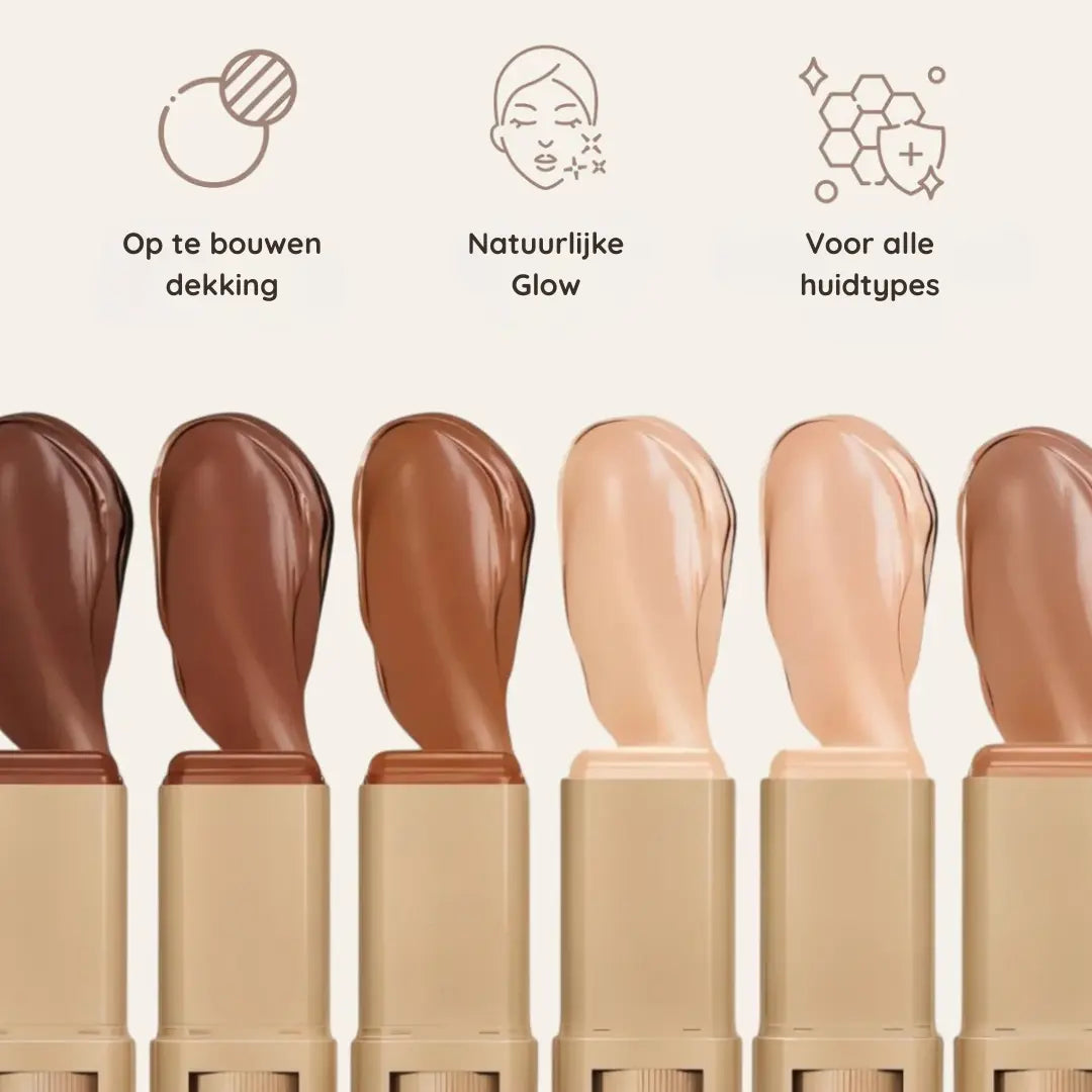 Foundation stick met natuurlijke dekking voor een egale huid – makkelijk mee te nemen. Serum Boosted Skin Tint Balm met zes verschillende kleuren. Voor ieder huidtype.