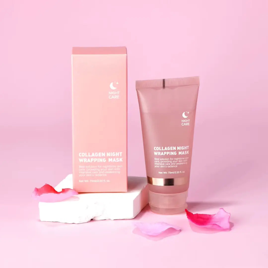Overnight collageen nachtmasker voor een stevige, gehydrateerde huid. Dit Overnight Wrapping Masker is een ware TikTok trend en perfect om je huid te hydrateren.