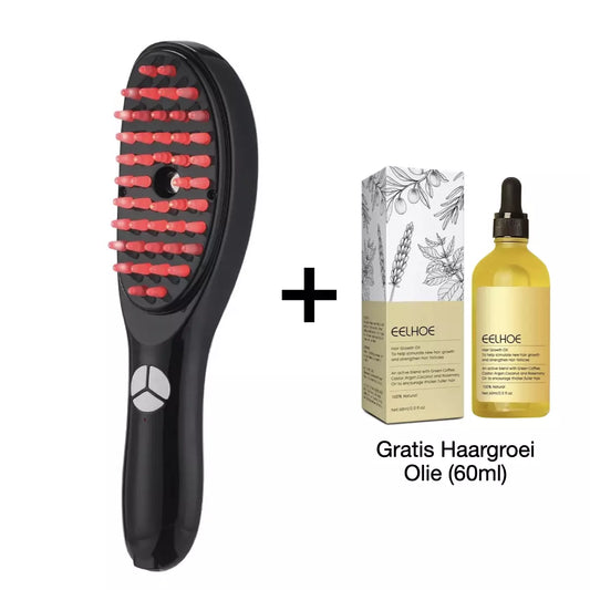 UltraBrush™ Infrared Hairbrush | Temporarily free hair oil