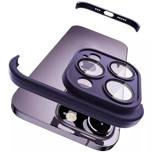 De onzichtbare Iphone hoes 2024 in de kleur paars.